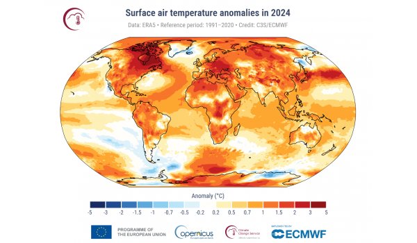 Rapport mondial sur le climat de Copernicus 2024