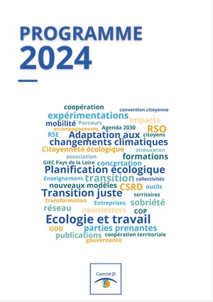 Programme d'activité 2024 du Comité 21