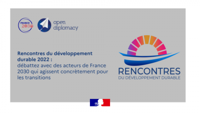 Visuel des Rencontres du développement durable 2022