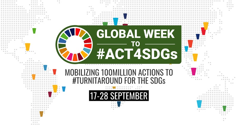 La Semaine mondiale pour #Act4SDGs