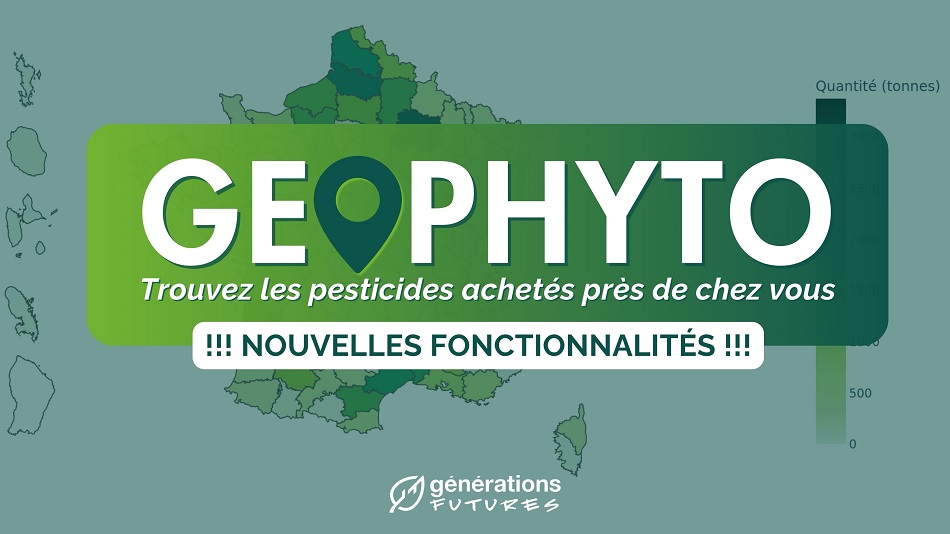 Géophyto, une carte interactive qui offre une vue détaillée des achats de pesticides en France